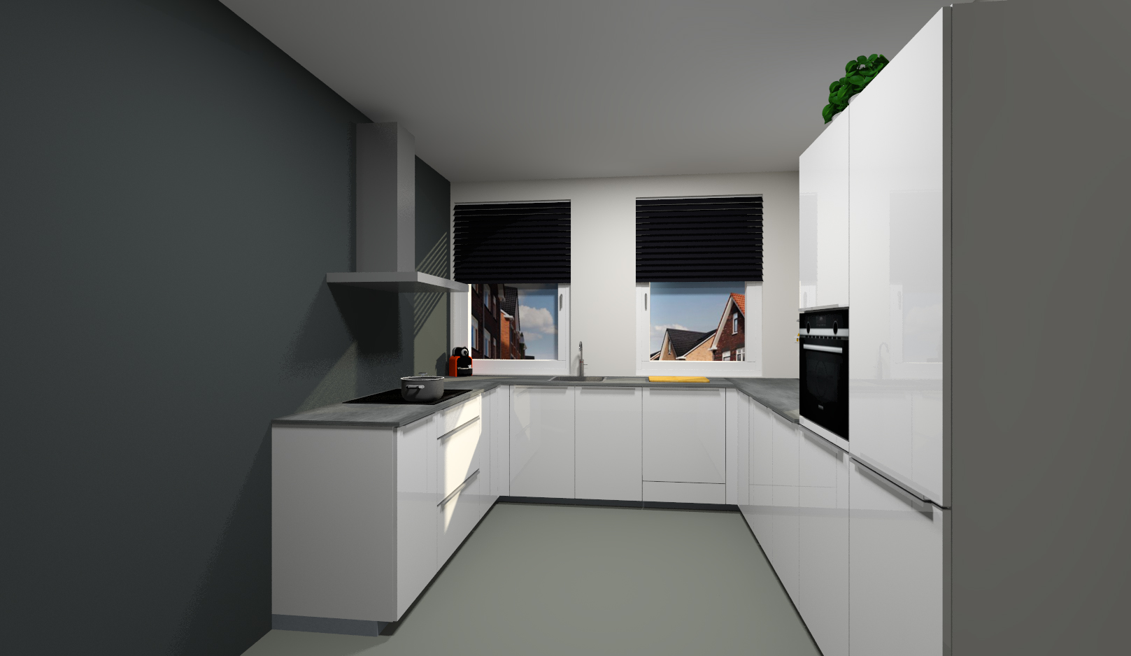 Fraaie keuken in woningen van ParkSingel fase 4